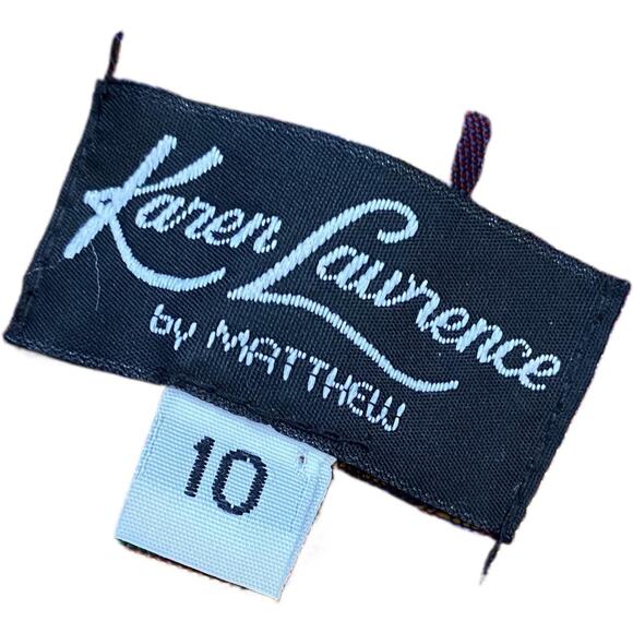 vintage rainbow with rhinestone button blazer - Picture 2 of 4